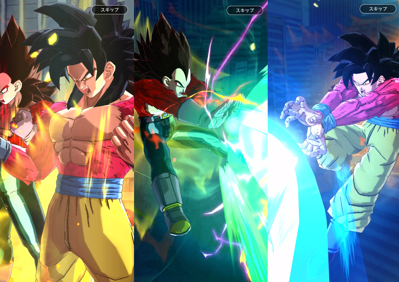 SP Super Saiyan 4 Goku & Vegeta (Green)